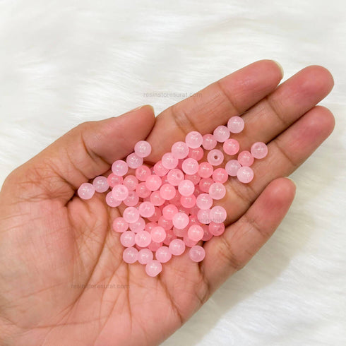 Peach Rakhi Beads